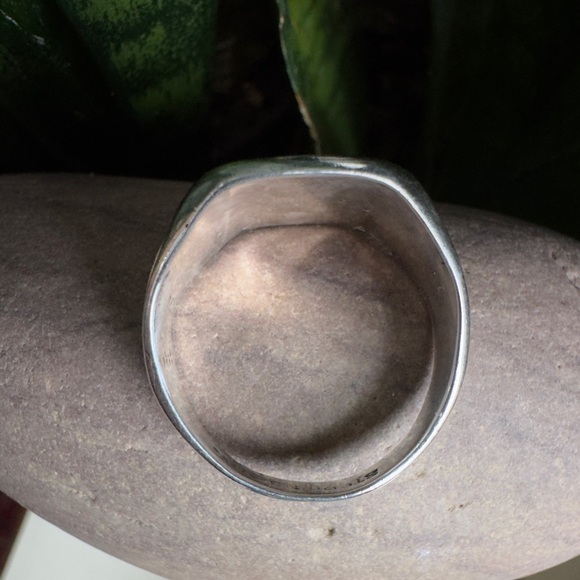Vintage Sterling Signet Ring - Picture 4 of 8